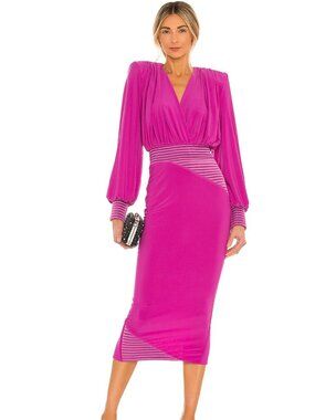 Zhivago Lover Man Dress in Berry